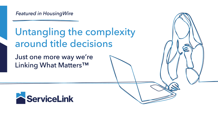 ServiceLink's Linking What Matters Logo